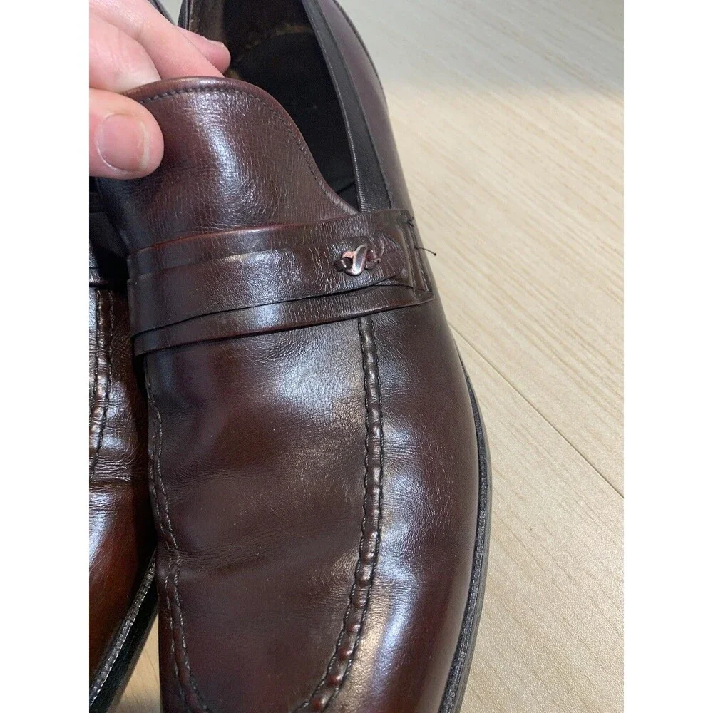 E.T. Wright Men's Burgundy Dress Loafers US Mens sz. 13AAA